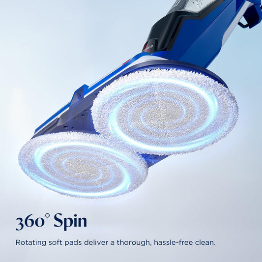 Bissell® SpinWave Hard Floor Expert Corded Spin Mop Cleaner with Washable mop Pads for Sealed Hard Floors, 20393
